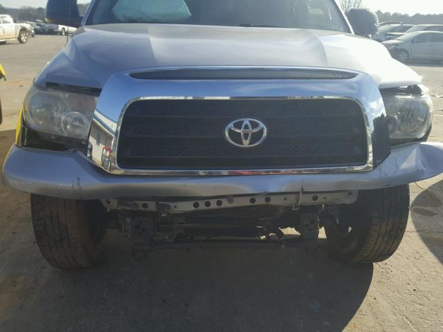 5TFEV54148X043976 - 2008 TOYOTA TUNDRA CRE SILVER photo 9