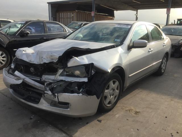 1HGCM56476A007069 - 2006 HONDA ACCORD LX SILVER photo 2