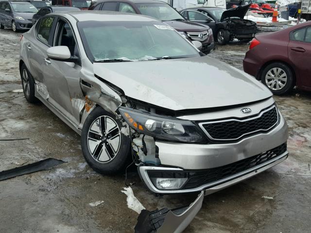 KNAGM4AD7C5033318 - 2012 KIA OPTIMA HYB SILVER photo 1