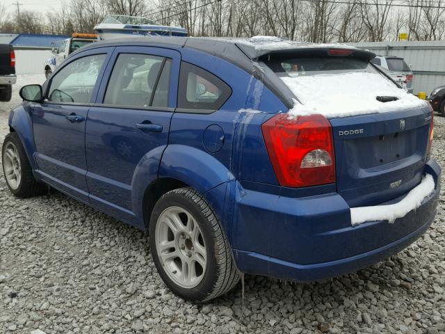 1B3CB3HA3AD568907 - 2010 DODGE CALIBER MA BLUE photo 3