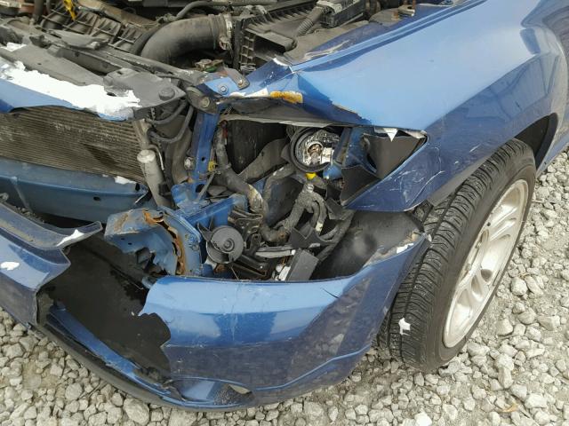 1B3CB3HA3AD568907 - 2010 DODGE CALIBER MA BLUE photo 9