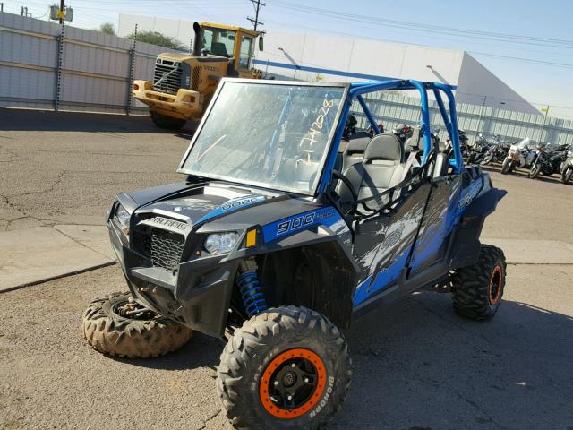 4XAXT9EA5DB152370 - 2013 POLARIS RZR 4 900 BLUE photo 2