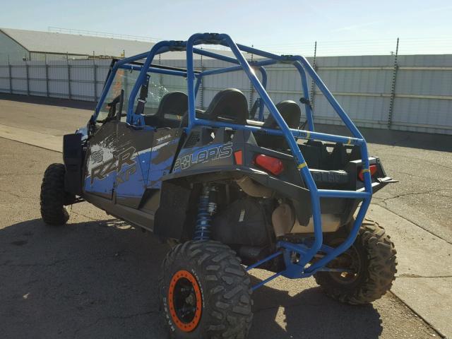 4XAXT9EA5DB152370 - 2013 POLARIS RZR 4 900 BLUE photo 3