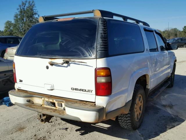 1GNFK16Z32R273780 - 2002 CHEVROLET SUBURBAN K WHITE photo 4