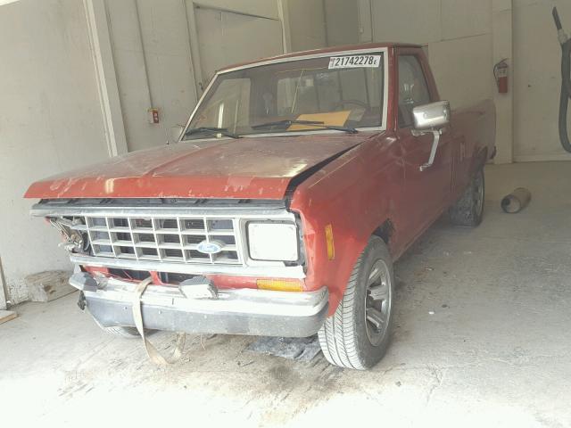 1FTBR10A5FUC62885 - 1985 FORD RANGER RED photo 2