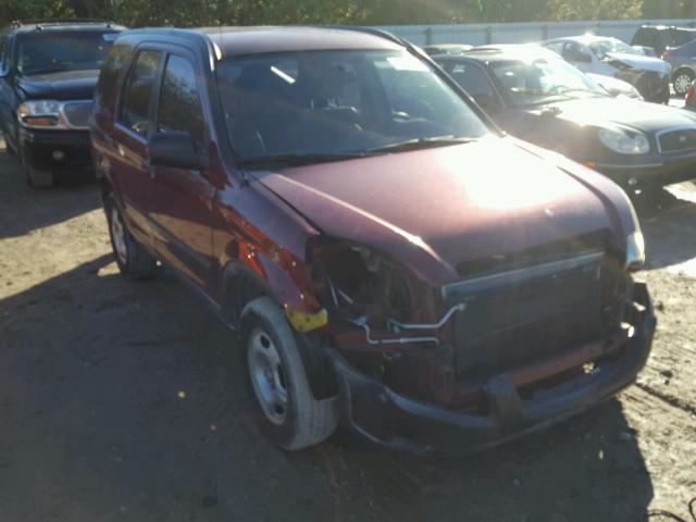 JHLRD68412C000924 - 2002 HONDA CR-V LX MAROON photo 1