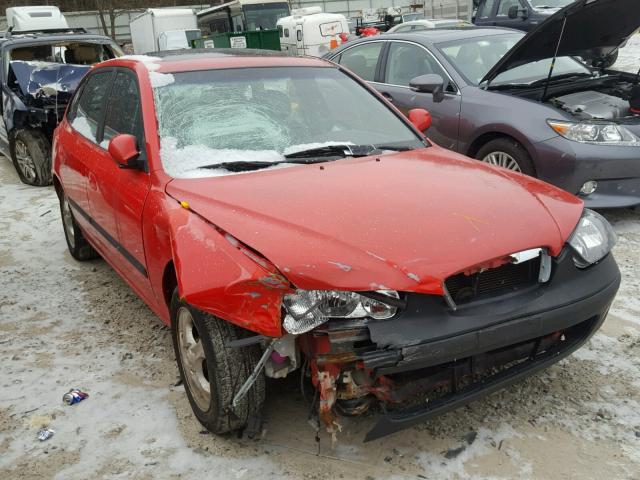 KMHDN55D71U024698 - 2001 HYUNDAI ELANTRA GL RED photo 1