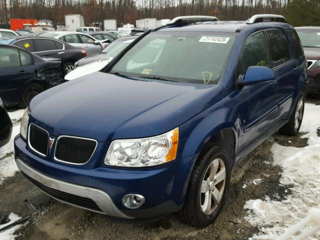 2CKDL43F996205037 - 2009 PONTIAC TORRENT BLUE photo 2