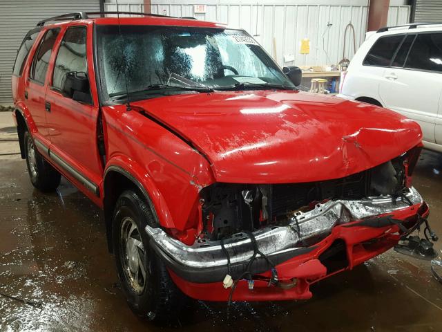 1GNDT13W912119886 - 2001 CHEVROLET BLAZER RED photo 1