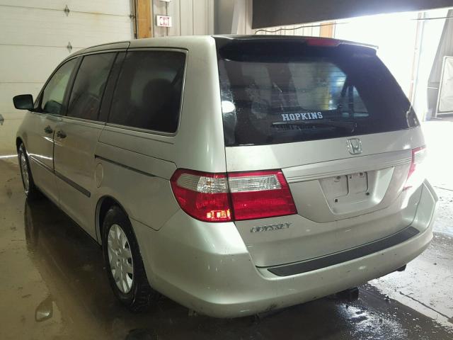 5FNRL38226B098688 - 2006 HONDA ODYSSEY LX TAN photo 3