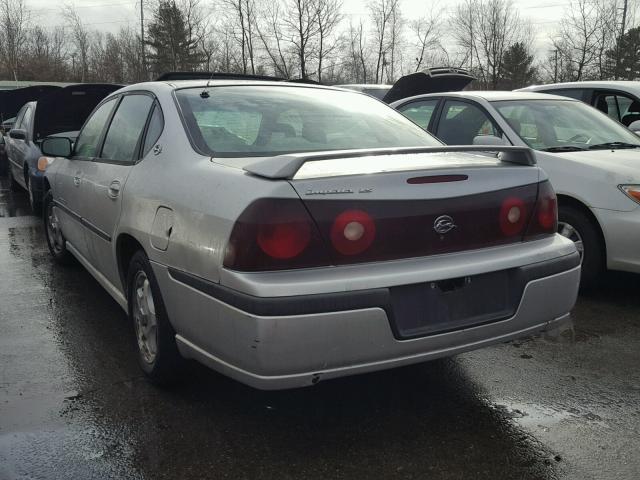 2G1WH55K729136542 - 2002 CHEVROLET IMPALA LS SILVER photo 3