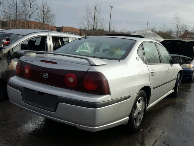 2G1WH55K729136542 - 2002 CHEVROLET IMPALA LS SILVER photo 4