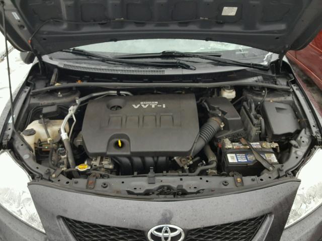 1NXBU40E19Z087621 - 2009 TOYOTA COROLLA BA BLUE photo 7