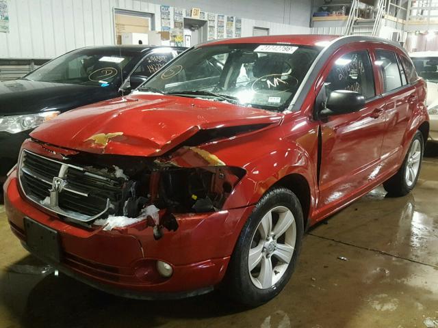 1B3CB3HA9BD112153 - 2011 DODGE CALIBER MA RED photo 2