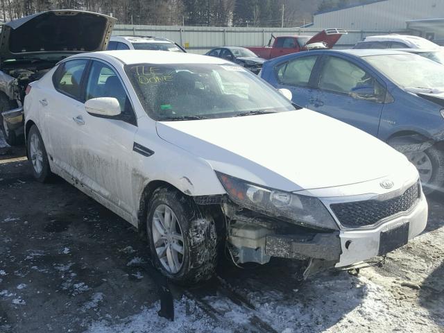 KNAGM4A72C5289120 - 2012 KIA OPTIMA LX WHITE photo 1