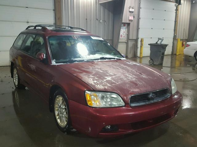 4S3BH635237304115 - 2003 SUBARU LEGACY L BURGUNDY photo 1