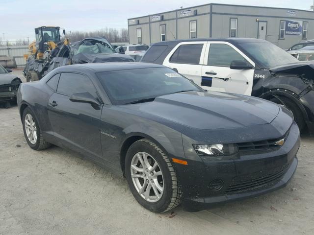 2G1FA1E36E9174354 - 2014 CHEVROLET CAMARO LS GRAY photo 1