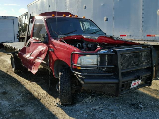 1FDWF37P34EC94575 - 2004 FORD F350 SUPER RED photo 1