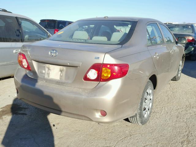 1NXBU4EEXAZ310669 - 2010 TOYOTA COROLLA BA GOLD photo 4