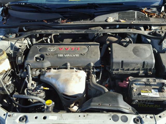 4T1CE38P54U854395 - 2004 TOYOTA CAMRY SOLA SILVER photo 7