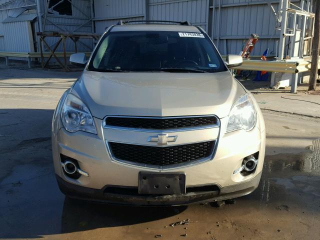 2CNALPEC0B6431368 - 2011 CHEVROLET EQUINOX LT TAN photo 9