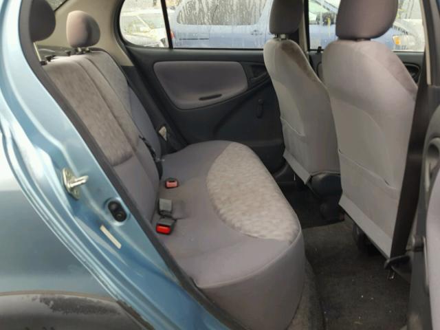 JTDBT123210132966 - 2001 TOYOTA ECHO BLUE photo 6