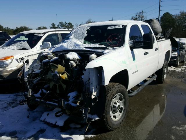 1GC1KVEG5DF244134 - 2013 CHEVROLET SILVERADO WHITE photo 2