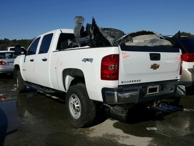 1GC1KVEG5DF244134 - 2013 CHEVROLET SILVERADO WHITE photo 3