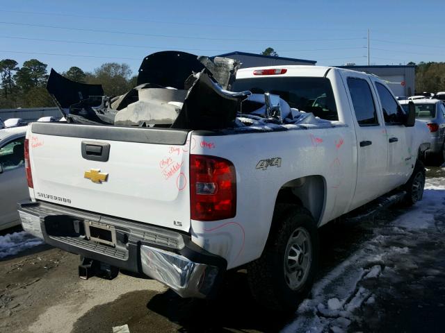 1GC1KVEG5DF244134 - 2013 CHEVROLET SILVERADO WHITE photo 4