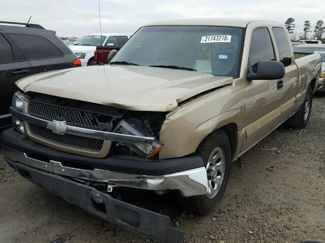 1GCEC19T05Z191664 - 2005 CHEVROLET SILVERADO GOLD photo 2