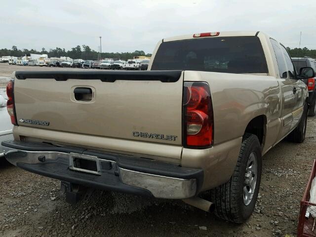 1GCEC19T05Z191664 - 2005 CHEVROLET SILVERADO GOLD photo 4