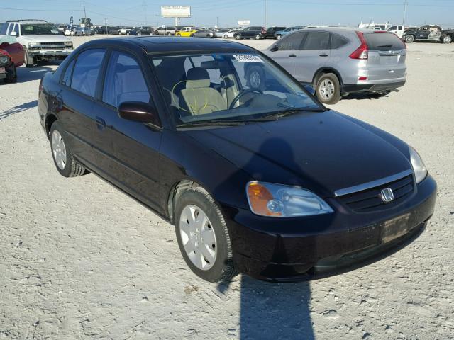 2HGES26771H500106 - 2001 HONDA CIVIC EX 勃艮第红 照片 1