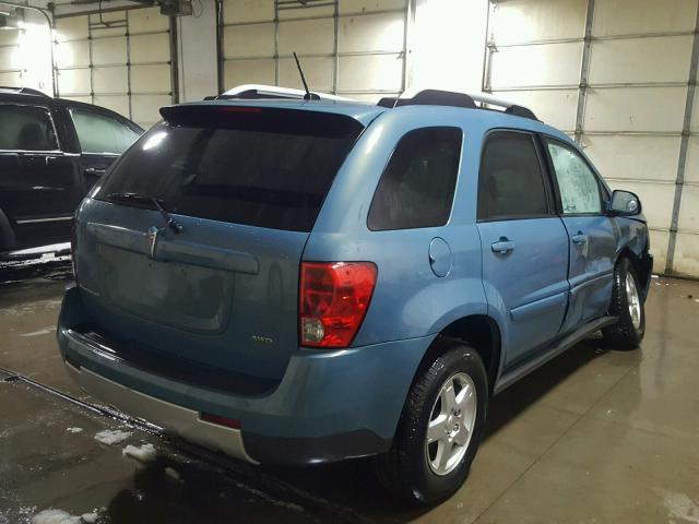 2CKDL43F486060844 - 2008 PONTIAC TORRENT BLUE photo 4