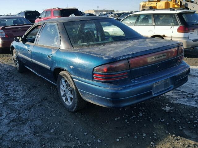 1B3HD46F9TF138844 - 1996 DODGE INTREPID TEAL photo 3