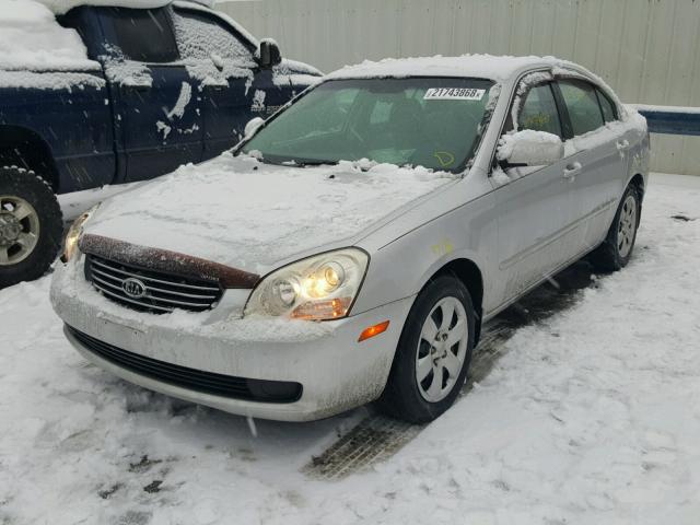 KNAGE123575163458 - 2007 KIA OPTIMA LX SILVER photo 2