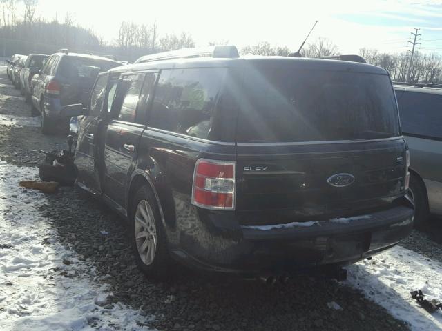 2FMEK62C49BA68528 - 2009 FORD FLEX SEL BLACK photo 3