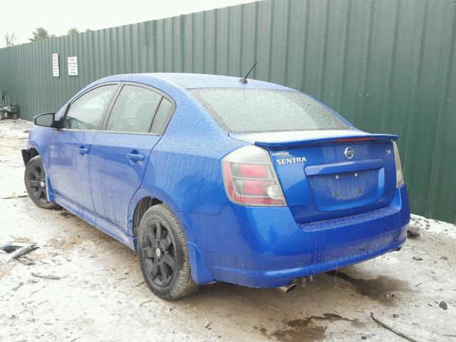 3N1AB6AP6AL642579 - 2010 NISSAN SENTRA 2.0 BLUE photo 3