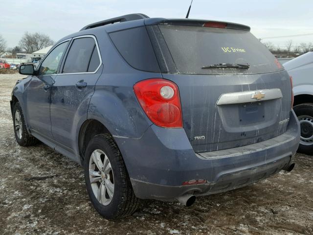 2GNFLNE53C6198451 - 2012 CHEVROLET EQUINOX LT BLUE photo 3