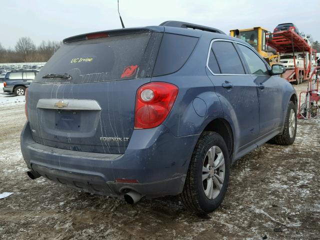 2GNFLNE53C6198451 - 2012 CHEVROLET EQUINOX LT BLUE photo 4