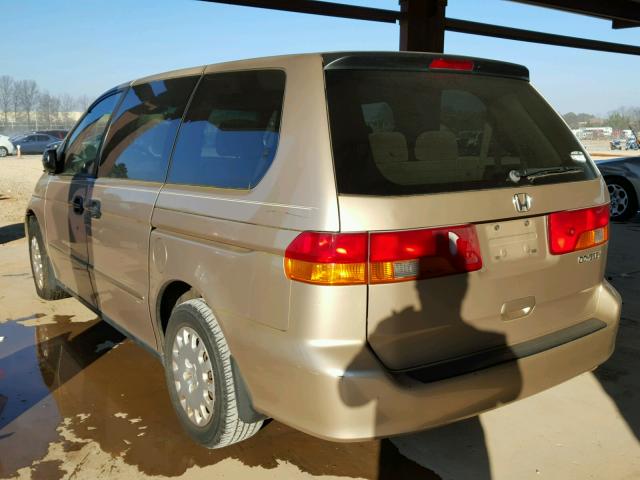 2HKRL18572H590482 - 2002 HONDA ODYSSEY LX BROWN photo 3