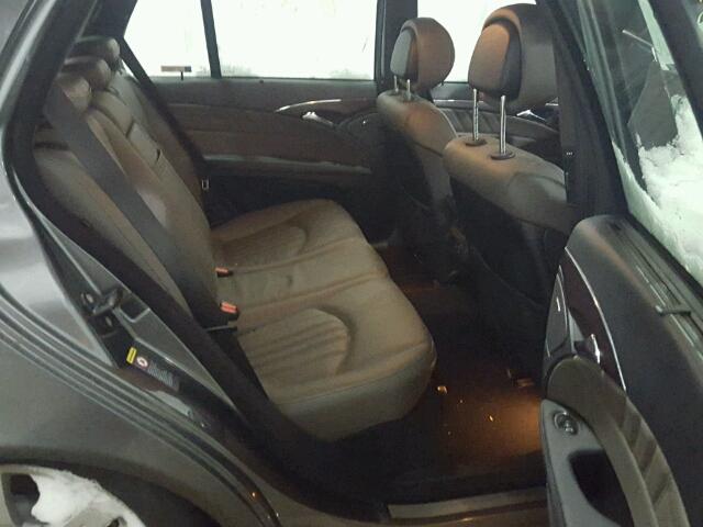 WDBUH87X08B264619 - 2008 MERCEDES-BENZ E 350 4MAT GRAY photo 6