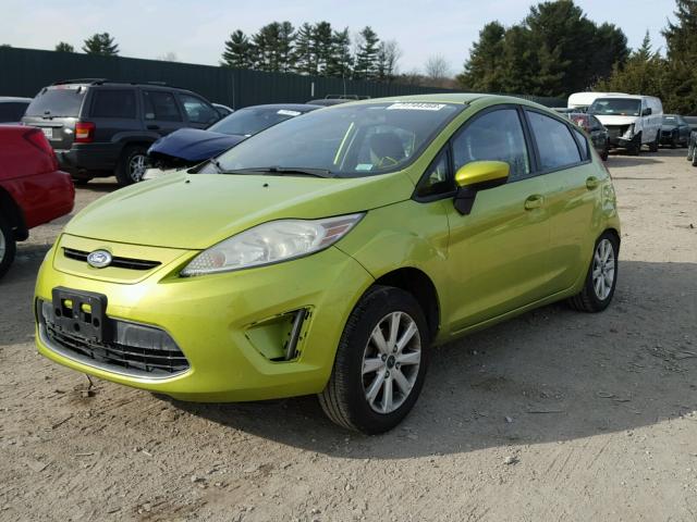 3FADP4EJ7BM102066 - 2011 FORD FIESTA SE GREEN photo 2