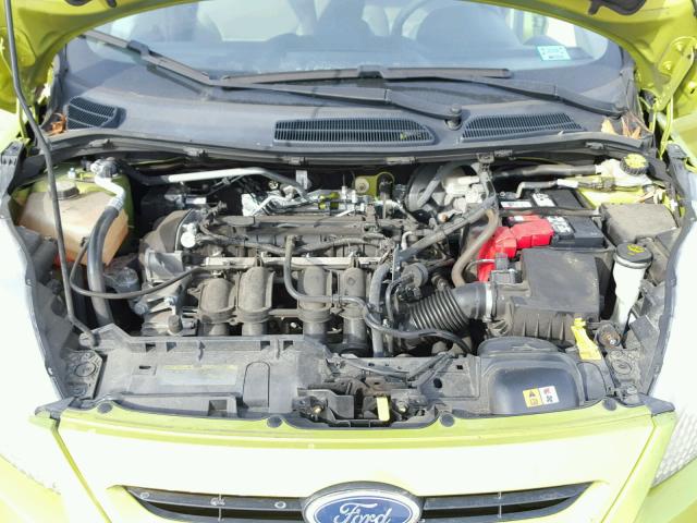 3FADP4EJ7BM102066 - 2011 FORD FIESTA SE GREEN photo 7