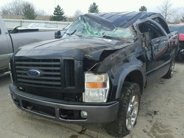 1FTSW21R58EC65074 - 2008 FORD F250 SUPER BLACK photo 2