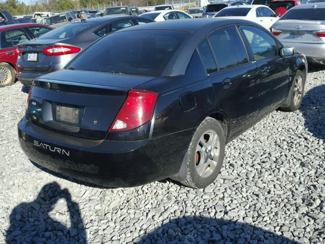 1G8AL52FX3Z158298 - 2003 SATURN ION LEVEL BLACK photo 4