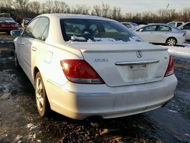 JH4KB16678C004155 - 2008 ACURA RL თეთრი ფოტო 3