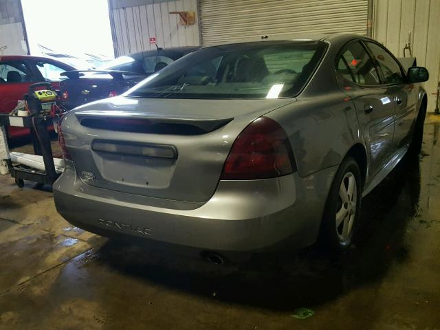 2G2WP552071191712 - 2007 PONTIAC GRAND PRIX GRAY photo 4