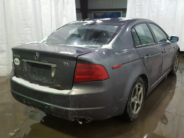 19UUA66204A034581 - 2004 ACURA TL GRAY photo 4