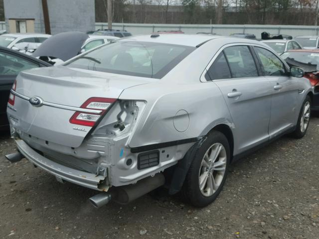 1FAHP2E84EG155809 - 2014 FORD TAURUS SEL SILVER photo 4