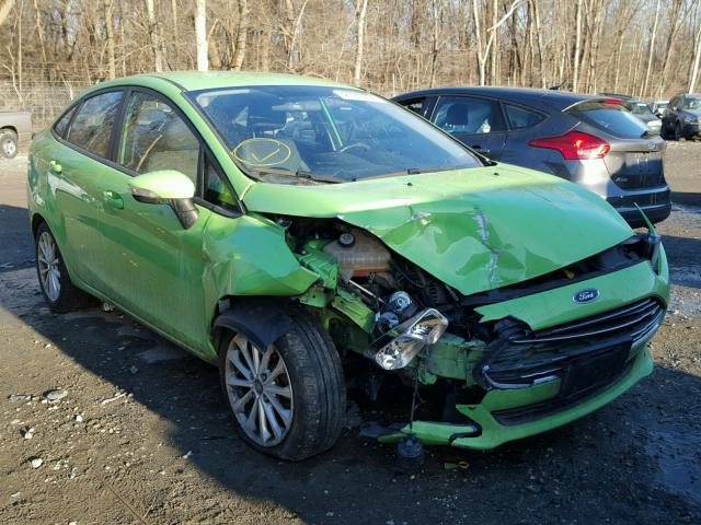 3FADP4BJ7EM113903 - 2014 FORD FIESTA SE GREEN photo 1